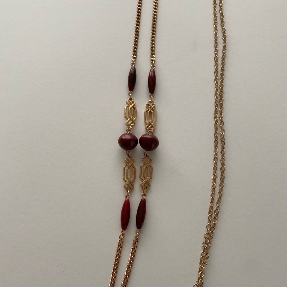 Sarah Cov Gold Necklace with Removable Pendant - Picture 5 of 7